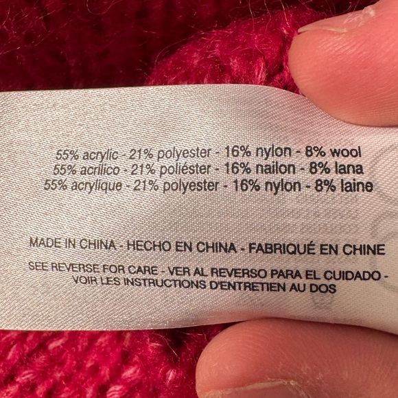 Sam Edelman Vibrant Red Crew Neck Sweater - Picture 8 of 11